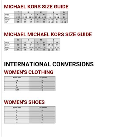 michael kors shoe 6.5 size conversion to cm|michael kors size guide uk.